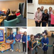 Kind-hearted volunteers open community fridge, wardrobe and warm spaces