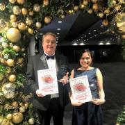 Paul Dixon and Dianne Webb at the Great British Care Awards regional awards ceremony
