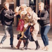 The Brunel Centre wind tunnel effect had shoppers struggling to walk in 1987