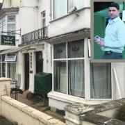 Shamsuddoha Chowdhury (inset) and Swandown Hotel Ltd (main image) have been given big fines for failing to comply with a health and safety improvement notice.