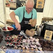 Artisan brownies at the Chock Shop's stall at last year's event