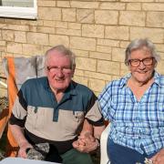 Ann and Ron Green celebrating their 70th anniversary