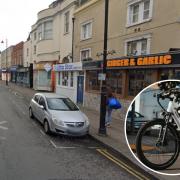 E-bike crash near the Ginger & Garlic restaurant in High Street, Cheltenham