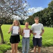 Ruby Dorricott ( Grade 9s in English and media), Maisie Slattery (achieved Grades 5-8), Oliver Roberts (achieved Grades 6-8, including Grade 8 in maths and physics)