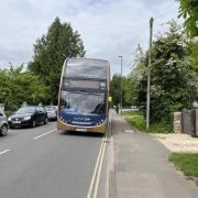 Stagecoach West double-decker buses