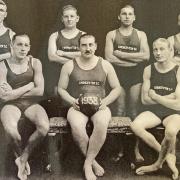 Old picture of the Cirencester Water Polo Club from the archive