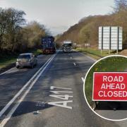 Seven weeks of overnight road closure on the A417 at Crickley Hill