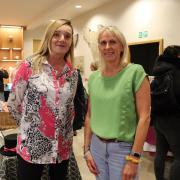 Cllr Claire Bloomer with Roslyn Brewster (who supported Claire with organising the event)