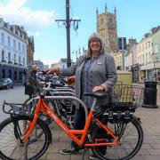 CDC councillor Juliet Layton in Cirencester town centre