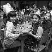 County Junior School Christmas party 1979