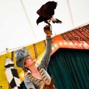 Nell Gifford performing at Giffords Circus. Photo by Gem Hall Photography