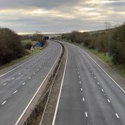 The empty M4 this morning