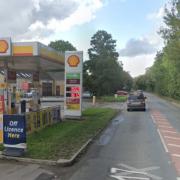 A fallen tree on the A417 between Fairford and Lechlade near the Shell petrol station damaged a car