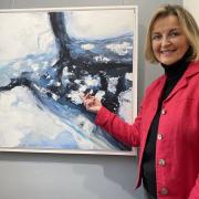 Eleanor Campbell, is donating a special painting of a wild creature she fell in love with via social media to highlight the plight of Arctic polar bears.