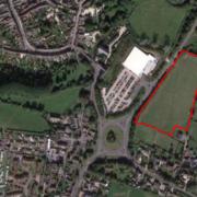 Site plan for self-build development in Malmesbury