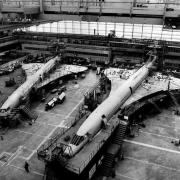 Concorde production line at Filton