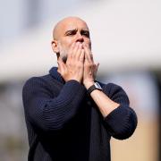 Manchester City manager Pep Guardiola is closing in on another title (Zac Goodwin/PA)