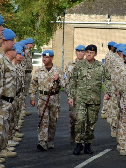 Brigadier Crispin Walker MBE inspects the troops. For more pictures, see the picture gallery below.