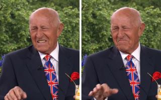 Len Goodman appeared to cringe when discussing curry