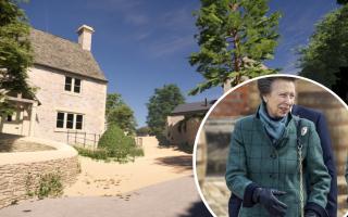 The parkland which surrounds the property adjoins Princess Anne’s Gatcombe Estate