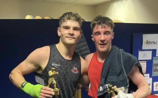 Malmesbury duo Will Moore and Jacob Liddington took to the ring at the weekend
