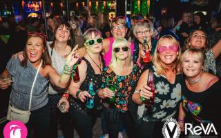 Clubgoers enjoying Martin Kemp's 80s party in ReVA Nightclub